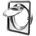 Clapet anti - retour pour hottes de cuisine, version inox, 18, 8 cm x 18, 8 cm