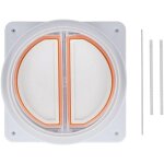 Clapet anti - retour pour hotte de cuisinire, soupape d'chappement  ressort en acier inoxydable sparable, ...