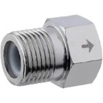 Clapet anti - retour inox g1 / 2  (filetage mixte), pour toilette, chauffe - eau et r�servoir d'eau