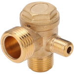 Clapet anti - retour en laiton, raccord filet� unidirectionnel, accessoires pour pompe � air, 1 / 2 x ...