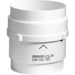 Clapet anti - retour pvc multi - diam�tres � 120 - 130 / 125 mm s&p (unelvent) 860092