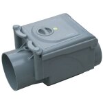 Clapet anti - retour pvc avec niveau bulle ø 110 Clapet anti - retour pvc avec niveau bulle ø 110