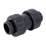 Clapet anti - retour - clapet pvc pression  coller ressort inox ff 50
