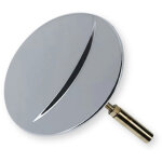 Clapet sourire 70 mm vidage baignoire, r�glable 47 � 65 mm, chrom�