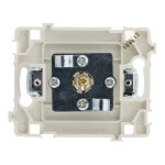 Prise mural tv d. 9. 52mm clarys nu blanc