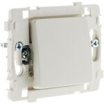 Bouton poussoir bornes automatiques nu - blanc - clarys zenitech