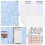 Classeur budget a6, budget planner couverture avec 12 pvc enveloppe budget / 12 feuilles de budget / ...