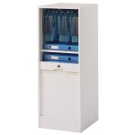 Classeur � rideau blanc office 108cm