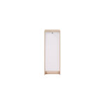 Beaux meubles pas chers - classeur à rideau h103 cm chêne et blanc Beaux meubles pas chers - classeur à rideau h103 cm chêne et blanc