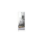M&s - classeur à rideau h103 cm blanc et décor new york M&s - classeur à rideau h103 cm blanc et décor new york