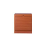 M&s - classeur  rideau hauteur 76 cm merisier