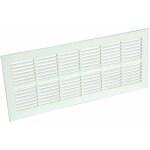 Nicoll ? grille de ventilation pvc extra plate rectangulaire 130x337mm ? pour espaces n�cessitant circulation ...