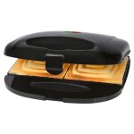 Clatronic - appareil  sandwich / croque - monsieur noir st3814 - noir