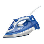 Fer  repasser semelle cramique avec ou sans fil 2400w clatronic db 3706 bleu