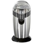 Clatronic - ksw 3307 moulin � caf� �lectrique petit inox broyeur � graines de lin 120w noir / argent