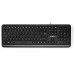 Clavier filaire usb a multimedia qwertz de layout pave numerique