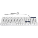 Clavier gamer usb 104 touches r�tro�clairage respirant ergonomique �tanche pour pc bureau ordinateur ...