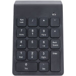Clavier num�rique sans fil bluetooth 5. 0 noir 18 touches, aliment� par batterie, compatible pc bureau ...