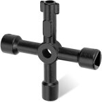 Cl� 4 voies, cl� utilitaire multifonction, cl� �chappement radiateur, cl� utilitaire pour compteur gaz ...