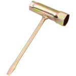 Cl� � bougie d'allumage pour tron�onneuse et cl� � �crou de barre 13 mm x 19 mm, or, une pi�ce