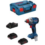 Cl� � chocs bosch gdx 18v - 285 (2 x 4, 0 ah procore gal18v - 40 l - boxx 136)