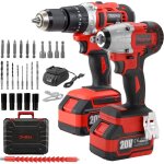 Cl� � chocs sans fil brushless teeno, 320nm boulonneuse a choc, visseuse sans fil, perceuse a percussion, ...