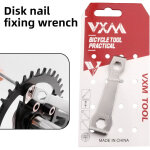 Cl� � clous � disque argent� outils pour plateaux de v�lo vxm : tournevis plat, tournevis pour plateau, ...