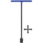 Cl� de compteur d'eau, outil d'arr�t d'eau de 16 pouces cl� de compteur d'eau � poign�e en t avec cl� ...