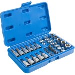 Cl�s � douille torx 34 pcs avec �crous acier et chrome vanadium - arebos