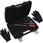 Cl� dynamom�trique 28 pi�ces 5 - 60 nm 3 / 8  embouts torque douilles mallette