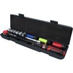 Cl� dynamom�trique ergotorqueprecision avec trousse, 20 - 200nm, 11 pcs
