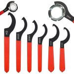 Cl� � ergot � encoche, 6 pi�ces universelle c forme cl� � crochet, cl� en forme de c, kits de cl�s � ...