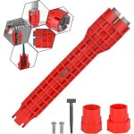 Cl� pour �vier - cl� pour abattant wc et robinet - multifonction - pour wc, lavabos, salles de bain - ...