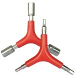 Cl hexagonale 3 positions en y, 2 pices, pour vlo ? cl  douille hexagonale en y ? pour rparation ...