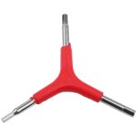 Clé hexagonale intérieure à trois voies, légère et portable, pour la réparation de l'entretien du vélo ... Clé hexagonale intérieure à trois voies, légère et portable, pour la réparation de l'entretien du vélo ...