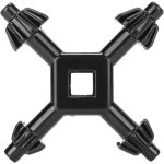 Clé de mandrin de perçage, clé de perçage 4 en 1 clé de mandrin en acier clé de serrage pour outils de ... Clé de mandrin de perçage, clé de perçage 4 en 1 clé de mandrin en acier clé de serrage pour outils de ...