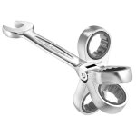 Cles mixtes a cliquet flexibles articulees facom 467 f - dtail : 17 mm