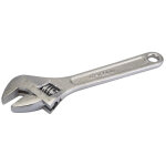 Cl� � molette silverline wr10 150mm m�choires 17mm finition chrom� en acier au carbone matric�