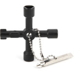 Cl� multifonction, croix universelle, ascenseur, bo�te �lectrique, compteur d'eau, outil de plombier