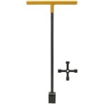 Cl  cl multifonctionnelle en t pour compteur d'eau en acier avec outil utilitaire  4 voies pour robinets ...