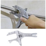 Cl� de plombier en alliage d'aluminium, grande ouverture, antid�rapante, multifonction, pour tuyau d'�vier ...