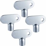 Cle purge radiateur, 4 pcs cle purge radiateur purgeur bouchon robinet purge vanne cl cls radiateurs ...