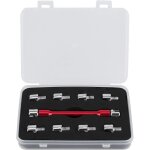 Clé à rayons de moto, ensemble de clés dynamométriques interchangeables, 10 tailles de 5, 0 à 6, 8 mm, ... Clé à rayons de moto, ensemble de clés dynamométriques interchangeables, 10 tailles de 5, 0 à 6, 8 mm, ...