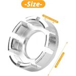 Cl� � rayons - outil de r�glage de jante de v�lo � 8 voies outil de rayon de v�lo en acier dur pour r�gler ...