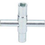 Cl  robinet 4 voies 4 en 1, outil de cl en croix pour robinet de salle de bain