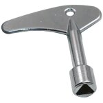 Cl� triangulaire int�rieure simple pour ouverture de compteur d?eau et maintenance de robinets, outil ...