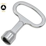 Cl� triangulaire en m�tal cl� de la bo�te du compteur cl� triangle � douille argent ?cl� pour armoires ...