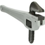 Cl� � tube en aluminium ? cl� � tube � poign�e droite r�glable ? outil de plomberie robuste ? gris, 1 ...