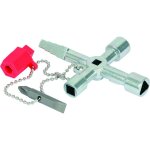 Ks tools - cl� universelle pour armoire �l�ctrique cha�ne courte - 130. 1020