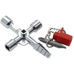 Cl universelle armoire electrique cl triangle cl carr pour train armoire lectrique ascenseur outil ...